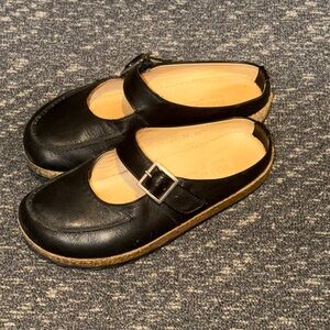 Haflinger Mary Jane clog mule